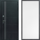 Входная металлическая Дверь Дверной континент Теплолюкс Дизайн ФЛ-649 Белый софт