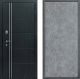 Входная металлическая Дверь Дверной континент Теплолюкс Дизайн ФЛ-655 Бетон серый