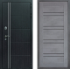Входная металлическая Дверь Дверной континент Теплолюкс Дизайн ФЛ-49 Бетон серый