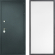 Входная металлическая Дверь Дверной континент Рубикон Серебро Дизайн ФЛ-649 Белый софт