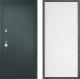 Входная металлическая Дверь Дверной континент Рубикон Серебро Дизайн ФЛ-Тиффани Белый софт