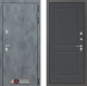 Входная металлическая Дверь Лабиринт (LABIRINT) Бетон 11 Графит софт