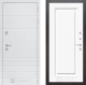 Входная металлическая Дверь Лабиринт (LABIRINT) Трендо 27 Белый (RAL-9003)