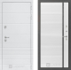 Входная металлическая Дверь Лабиринт (LABIRINT) Трендо 22 Белый софт