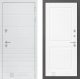 Входная металлическая Дверь Лабиринт (LABIRINT) Трендо 11 Белый софт