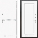 Входная металлическая Дверь Лабиринт (LABIRINT) Лайн White 27 Белый (RAL-9003)