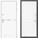Входная металлическая Дверь Лабиринт (LABIRINT) Лайн White 11 Белый софт