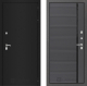 Входная металлическая Дверь Лабиринт (LABIRINT) Classic шагрень черная 22 Графит софт