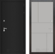 Входная металлическая Дверь Лабиринт (LABIRINT) Classic шагрень черная 21 Грей софт