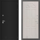 Входная металлическая Дверь Лабиринт (LABIRINT) Classic шагрень черная 15 VINORIT Алмон 25
