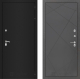 Входная металлическая Дверь Лабиринт (LABIRINT) Classic шагрень черная 24 Графит софт