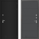 Входная металлическая Дверь Лабиринт (LABIRINT) Classic шагрень черная 13 Графит софт