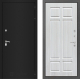 Входная металлическая Дверь Лабиринт (LABIRINT) Classic шагрень черная 08 Кристалл вуд