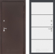 Входная металлическая Дверь Лабиринт (LABIRINT) Classic антик медь 25 Белый софт