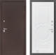 Входная металлическая Дверь Лабиринт (LABIRINT) Classic антик медь 23 Белый софт