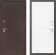 Входная металлическая Дверь Лабиринт (LABIRINT) Classic антик медь 11 Белый софт