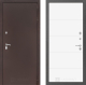 Входная металлическая Дверь Лабиринт (LABIRINT) Classic антик медь 13 Белый софт