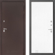 Входная металлическая Дверь Лабиринт (LABIRINT) Classic антик медь 07 Белое дерево