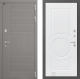 Входная металлическая Дверь Лабиринт (LABIRINT) Формо 23 Белый софт