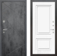 Входная металлическая Дверь Лабиринт (LABIRINT) Лофт 26 Белый (RAL-9003)