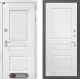 Входная металлическая Дверь Лабиринт (LABIRINT) Versal 03 Белый софт