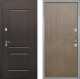 Входная металлическая Дверь Интекрон (INTECRON) Кампо Гладкая шпон Венге коричневый