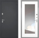 Входная металлическая Дверь Интекрон (INTECRON) Гектор ФЛЗ-120-М Зеркало Белый матовый