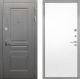 Входная металлическая Дверь Интекрон (INTECRON) Брайтон Графит Гладкая Силк Сноу