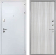Входная металлическая Дверь Интекрон (INTECRON) Колизей White В-07 с молдингом Сандал белый