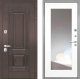 Входная металлическая Дверь Интекрон (INTECRON) Италия ФЛЗ-120-М Зеркало Белый матовый