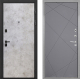 Входная металлическая Дверь Интекрон (INTECRON) Профит Black Мрамор Светлый Лучи-М Графит софт