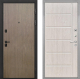 Входная металлическая Дверь Интекрон (INTECRON) Профит Black Венге Коричневый ФЛ-102 Сосна белая
