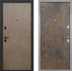 Входная металлическая Дверь Интекрон (INTECRON) Профит Black Венге Коричневый Гладкая Гранж