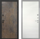 Входная металлическая Дверь Интекрон (INTECRON) Профит Black Гранж Гладкая Дуб сильвер поперечный