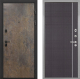 Входная металлическая Дверь Интекрон (INTECRON) Профит Black Гранж В-07 с молдингом Венге