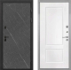 Входная металлическая Дверь Интекрон (INTECRON) Профит Black Гранит Лава Оникс КВ-2 Белый матовый