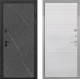 Входная металлическая Дверь Интекрон (INTECRON) Профит Black Гранит Лава Оникс ФЛ-316 Белый ясень