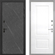 Входная металлическая Дверь Интекрон (INTECRON) Профит Black Гранит Лава Оникс Альба Роял Вуд белый