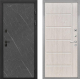 Входная металлическая Дверь Интекрон (INTECRON) Профит Black Гранит Лава Оникс ФЛ-102 Сосна белая