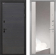 Входная металлическая Дверь Интекрон (INTECRON) Профит Black Эковенге ФЛЗ-516 Зеркало Сосна белая