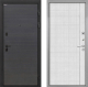 Входная металлическая Дверь Интекрон (INTECRON) Профит Black Эковенге В-07 с молдингом Лофт белый