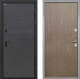 Входная металлическая Дверь Интекрон (INTECRON) Профит Black Эковенге Гладкая шпон Венге коричневый