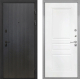 Входная металлическая Дверь Интекрон (INTECRON) Профит Black ФЛ-295 ФЛ-243 Белый матовый