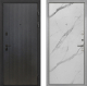 Входная металлическая Дверь Интекрон (INTECRON) Профит Black ФЛ-295 Гладкая Мрамор натуральный арктик