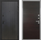 Входная металлическая Дверь Интекрон (INTECRON) Профит Black ФЛ-295 Гладкая Эковенге поперечный