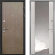 Входная металлическая Дверь Интекрон (INTECRON) Гектор Венге Коричневый ФЛЗ-516 Зеркало Сосна белая