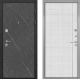 Входная металлическая Дверь Интекрон (INTECRON) Гектор Гранит Лава Оникс В-07 с молдингом Лофт белый