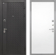 Входная металлическая Дверь Интекрон (INTECRON) Олимпия Black 4К Гладкая Силк Сноу