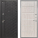 Входная металлическая Дверь Интекрон (INTECRON) Олимпия Black 4К ФЛ-102 Сосна белая