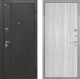 Входная металлическая Дверь Интекрон (INTECRON) Олимпия Black 4К В-07 с молдингом Сандал белый